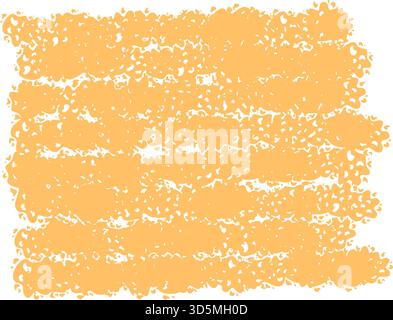 Chalk Scribble Textbox Rectangle Orange Banner Stock Vector