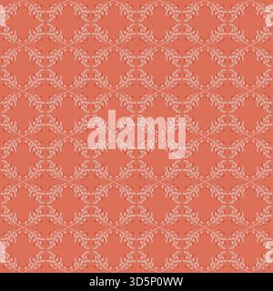 Delicate Floral Lattice Seamless Pattern Stock Vector