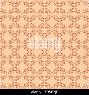 Soft Floral Lattice Seamless Pattern Stock Vector