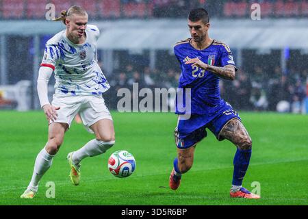 Erling Haaland Of Norway Competes For The Ball With Kalidou Koulibaly erling-haaland-of-norway-competes-for-the-ball-with-kalidou-koulibaly