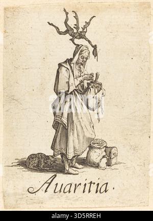 This artwork by Jacques Callot depicts the figure of the young Jesus ...