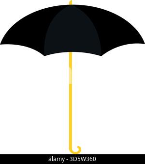 Umbrella vector icons isolated on transparent background. Stock Vector