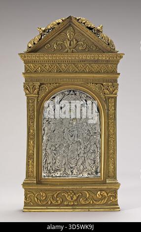 Italian 15th Century, Pax, Virgin and Child Enthroned with Saints ...