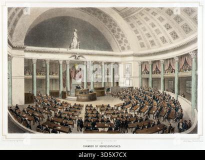 Ceiling Of The Old House Of Representatives Chamber Stock Photo - Alamy