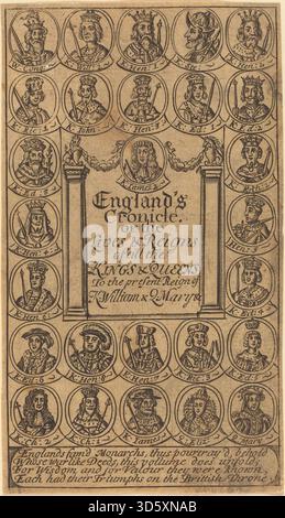 An illustrated book showing a frontispiece design of Mercury and Fame ...