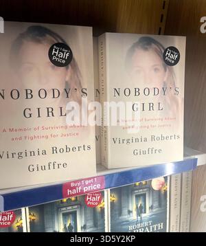 Nobody's Girl By Virginia Roberts Giuffre, Memoir by the late Virginia