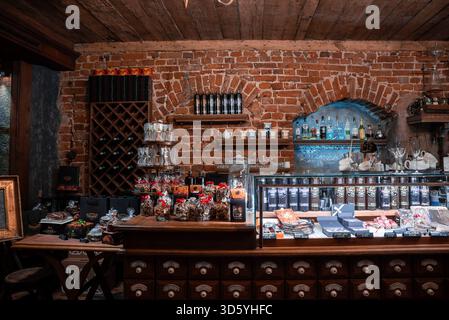 Artisan confectionery counter in Riga during Staro Riga 2025 Stock Photo