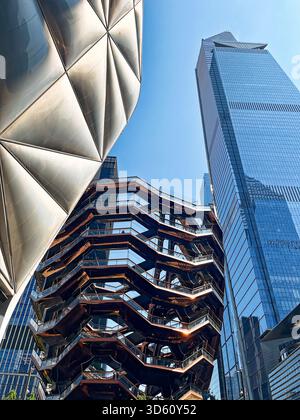 Vessel and The Shed at Hudson Yards, Manhattan New York USA Stock Photo ...