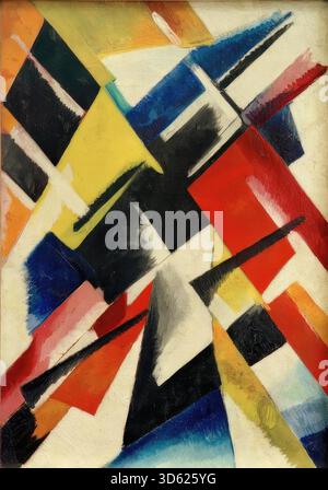 Composition, 1918 by Alexandra Exter Stock Vector