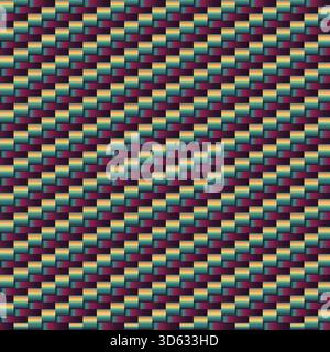 Abstract colorful gradient seamless pattern weaving. Woven polymer background. Graphic design vector illustration for Cover Banner Greeting Card Invit Stock Vector