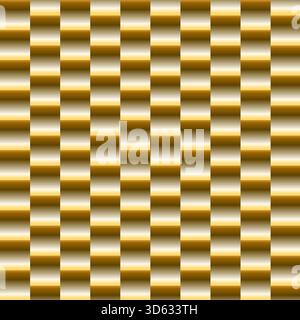 Shiny gold geometric seamless pattern mosaic background. Metallic texture surface tiles.Graphic design vector illustration for Cover Banner Backdrop T Stock Vector