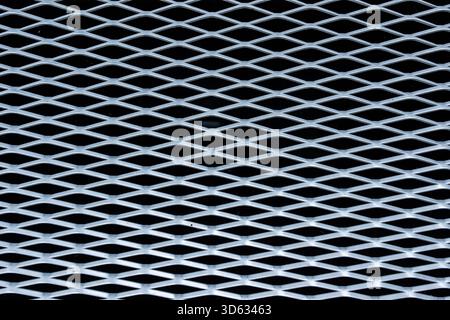 metal grid pattern abstract background Stock Photo
