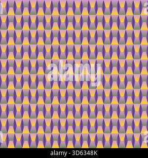Abstract Seamless Pattern in Purple and Gold mosaic background. Geometric texture surface tiles. Graphic design vector illustration for Cover Banner G Stock Vector