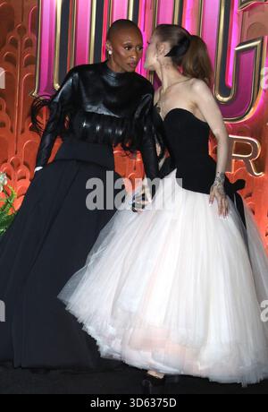 New York, NY, USA. 17th Nov, 2025. Cynthia Erivo and Ariana Grande at the 'Wicked: For Good!' New York premiere at David Geffen Hall on November 17, 2025 in New York City. Credit: Rw/Media Punch/Alamy Live News Stock Photo