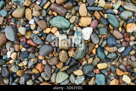 Beach Stones, Llyn Peninsula, Wales Stock Photo