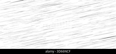Small scratch seamless texture. Old grunge diagonal brush strokes wallpaper. Distress thin lines surface overlay. Black and white rough slanted stripe backdrop. Vector weathered pattern background Stock Vector