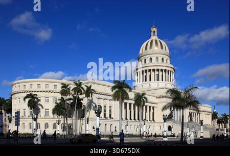 Cuba, Havana, Capitolio Nacional, Stock Photo