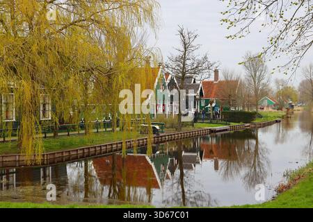 Zaanse Schans Open Air Museum - Zaanse Schans, Netherlands Stock Photo
