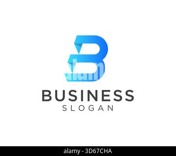 Letter B logo design for businesses and company Stock Vector