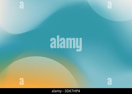 Colorful, fresh, warm, vibrant mesh gradient wallpaper and backgound. Modern gradient background Stock Vector