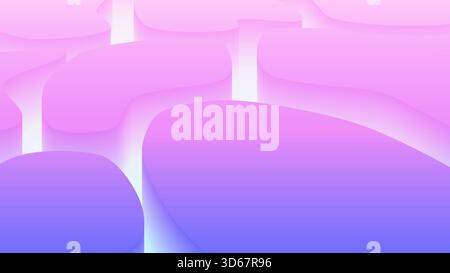 Abstract background with fluid and dynamic effect. Modern 3D gradient background. Vector illustration for design template Stock Vector