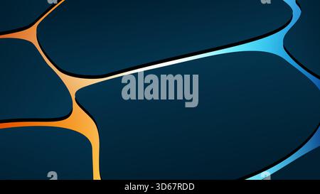 Abstract background with fluid and dynamic effect. Modern gradient background. Vector illustration for design template Stock Vector