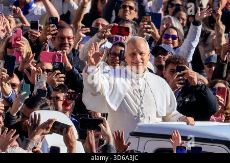 Vatican CIty, 12th November 2025. Pope Leo XIV attends his weekly