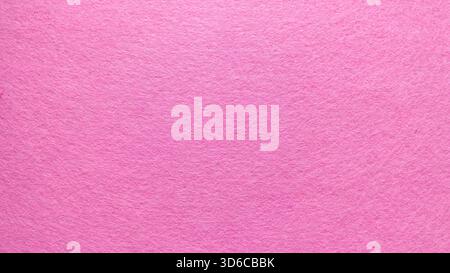 Vibrant Hot Pink Felt Fabric Texture Background Displaying Soft Material and Full Frame Copy Space Stock Photo