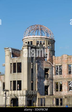 Hiroshima Peace Memorial, Atomic Bomb Dome, Hiroshima Peace Memorial Park, Japan Stock Photo