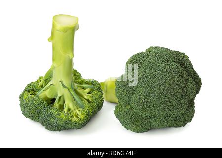 Vegetarian food. Broccoli florets are displayed in an artistic ...