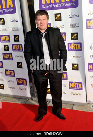 World boxing champion Ricky Hatton, 46, found dead at home in Manchester   ricky hatton  at The National Reality Television Awards 2011  held at the O2 Stock Photo
