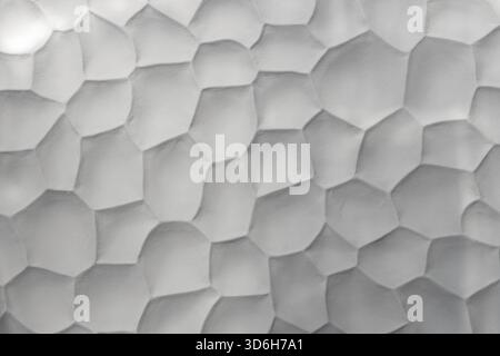Polygon grey mosaic background, hexagon backdrop, polygonal structure design Stock Photo