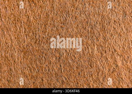 Close-up of brown felt. Textured pattern. Stock Photo