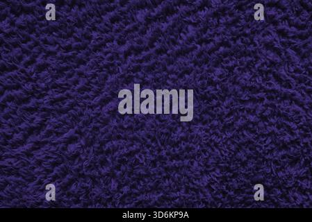 fluffy soft fleece fur mat pattern or texture for background Stock Photo