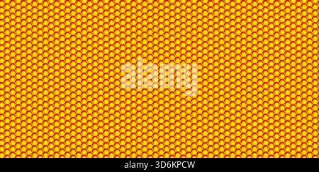 abstract smooth 3D volume hexagonal honeycomb grid mesh seamless background Stock Photo