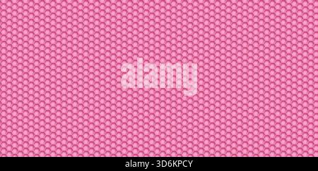 abstract smooth 3D volume hexagonal honeycomb grid mesh seamless background Stock Photo