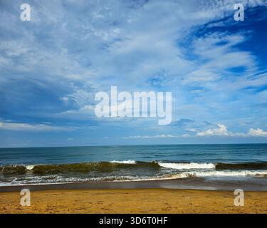 Waves rolling in. Stock Photo