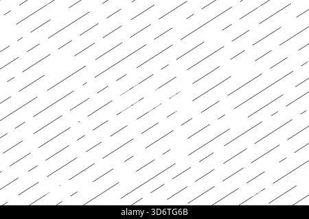 Dashed line background, rain texture, irregular diagonal stripes. Slash thin dash bg. Linear textures with repeatable abstract halftone designs. Vector illustration Stock Vector