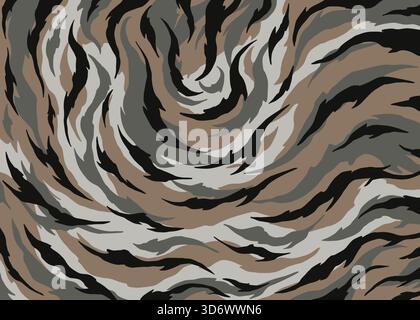 Abstract Desert camouflage pattern. vector background illustration for web, banner, backdrop or surface design use Stock Vector