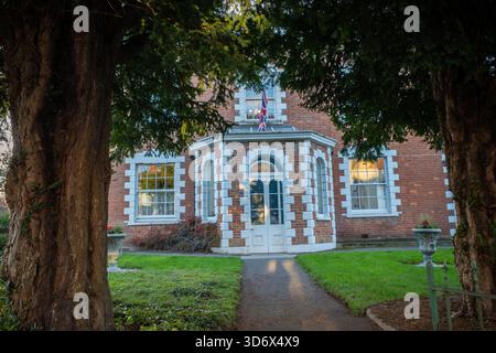 November 2025 - Court House, a retirement home in Cheddar, Somerset, England, UK. Stock Photo