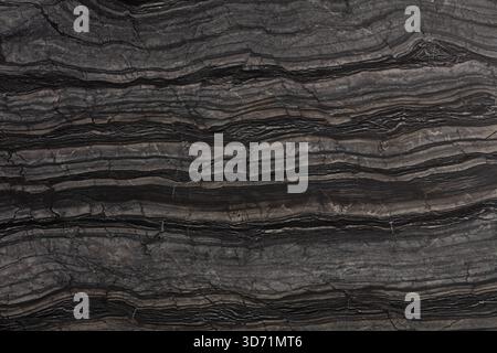 Silver Wave Marble texture, background in a grey tone for strict design. Stock Photo