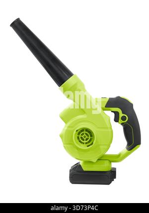 Generic cordless leaf blower, isolated on white background Stock Photo