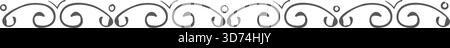 A blurry image of a line of circles with a butterfly in the middle. The circles are all different sizes and the butterfly is in the center Stock Vector