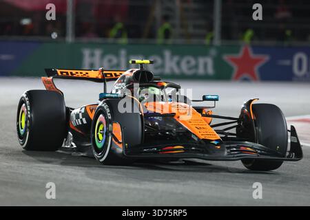 Las Vegas, United States. 22nd Nov, 2025. Lando Norris of McLaren during the Las Vegas GP at the Las Vegas Strip Circuit, Nevada, United States on 22 November 2025 Credit: Shaun Brooks/Every Second Media Credit: Every Second Media/Alamy Live News Stock Photo