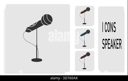 Megaphone Icon Vector Logo Design Stock Vector
