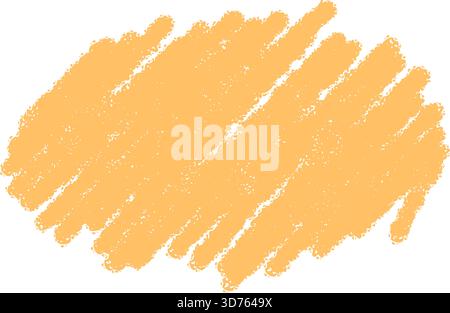 Handdrawn Crayon Oval Text Box Badge Stock Vector