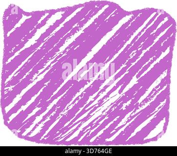Organic Wavy Chalk Scribble Textbox Frame Stock Vector