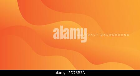 Abstract yellow color background. Dynamic shapes composition. Eps10 vector Stock Vector