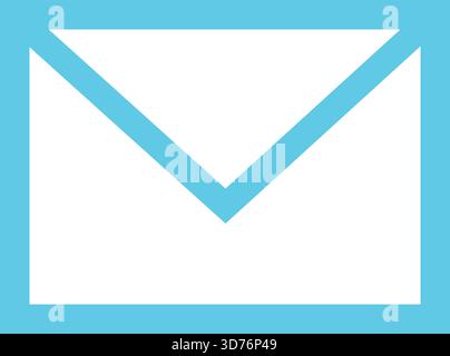 Email envelope icon message communication symbol illustration Stock Vector