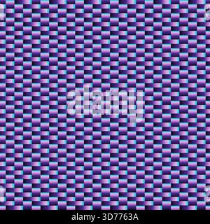 Purple gradient geometric weave seamless pattern background. Woven polymer surface background. Graphic design vector illustration for Cover Banner Bac Stock Vector